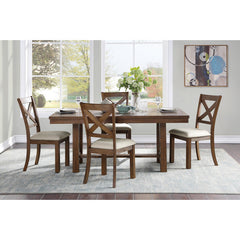 Bonner Brown/Beige Side Chair (Set of 2) - Ornate Home