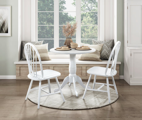 Bonnie White Dining Table - Ornate Home