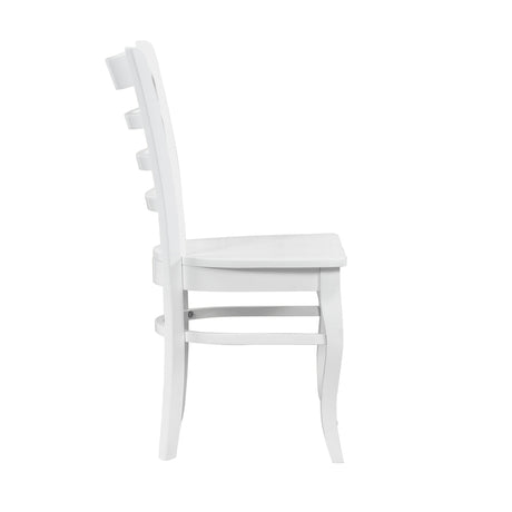 Bonnie White Side Chair (Set of 2) - Ornate Home