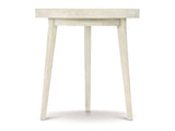 Booker Brushed White Side Table - Ornate Home
