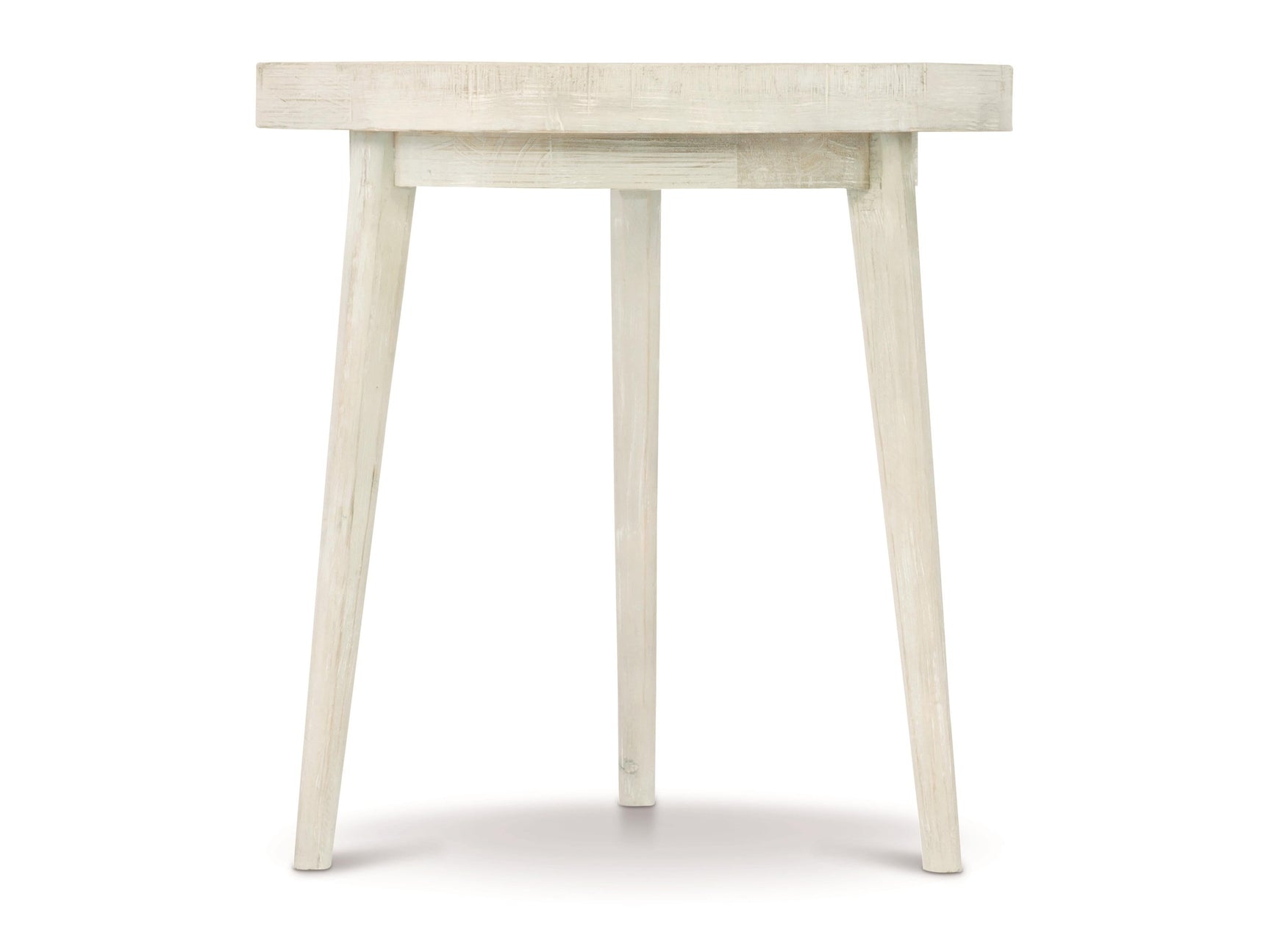 Booker Brushed White Side Table - Ornate Home