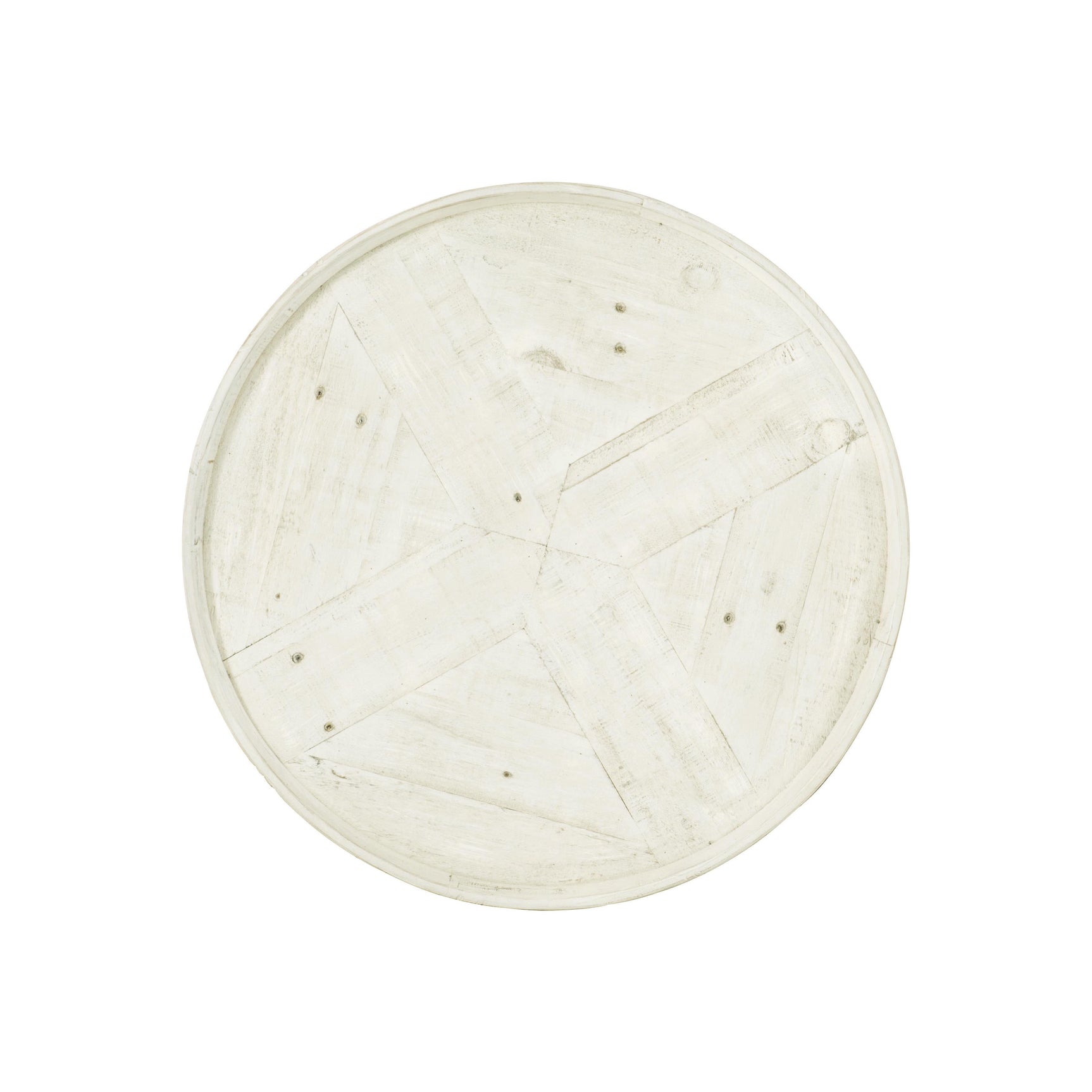 Booker Brushed White Side Table - Ornate Home