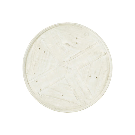 Booker Brushed White Side Table - Ornate Home