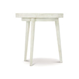 Booker Brushed White Side Table - Ornate Home