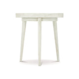 Booker Brushed White Side Table - Ornate Home