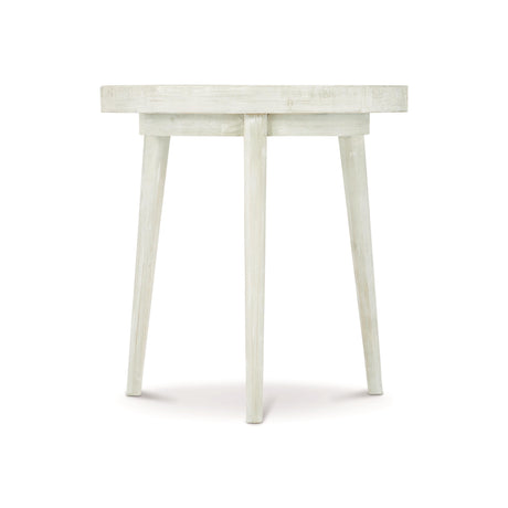 Booker Brushed White Side Table - Ornate Home
