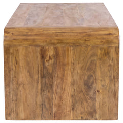 Booker Natural 2-Piece Mango Wood Coffee And End Table Set - Ornate Home