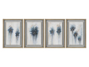 Boom Boom Blue/Gold Wall Art - Ornate Home