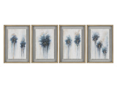 Boom Boom Blue/Gold Wall Art - Ornate Home