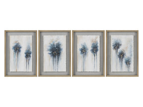 Boom Boom Blue/Gold Wall Art - Ornate Home
