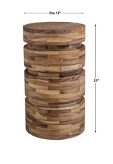 Boone Brown/Woodtone Drink Table - Ornate Home