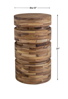 Boone Brown/Woodtone Drink Table - Ornate Home