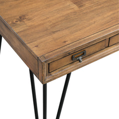 Boone Light Walnut Occasional End Table with Tray - Ornate Home