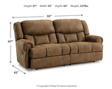Boothbay Auburn Reclining Sofa (Online Special Price) - Ornate Home