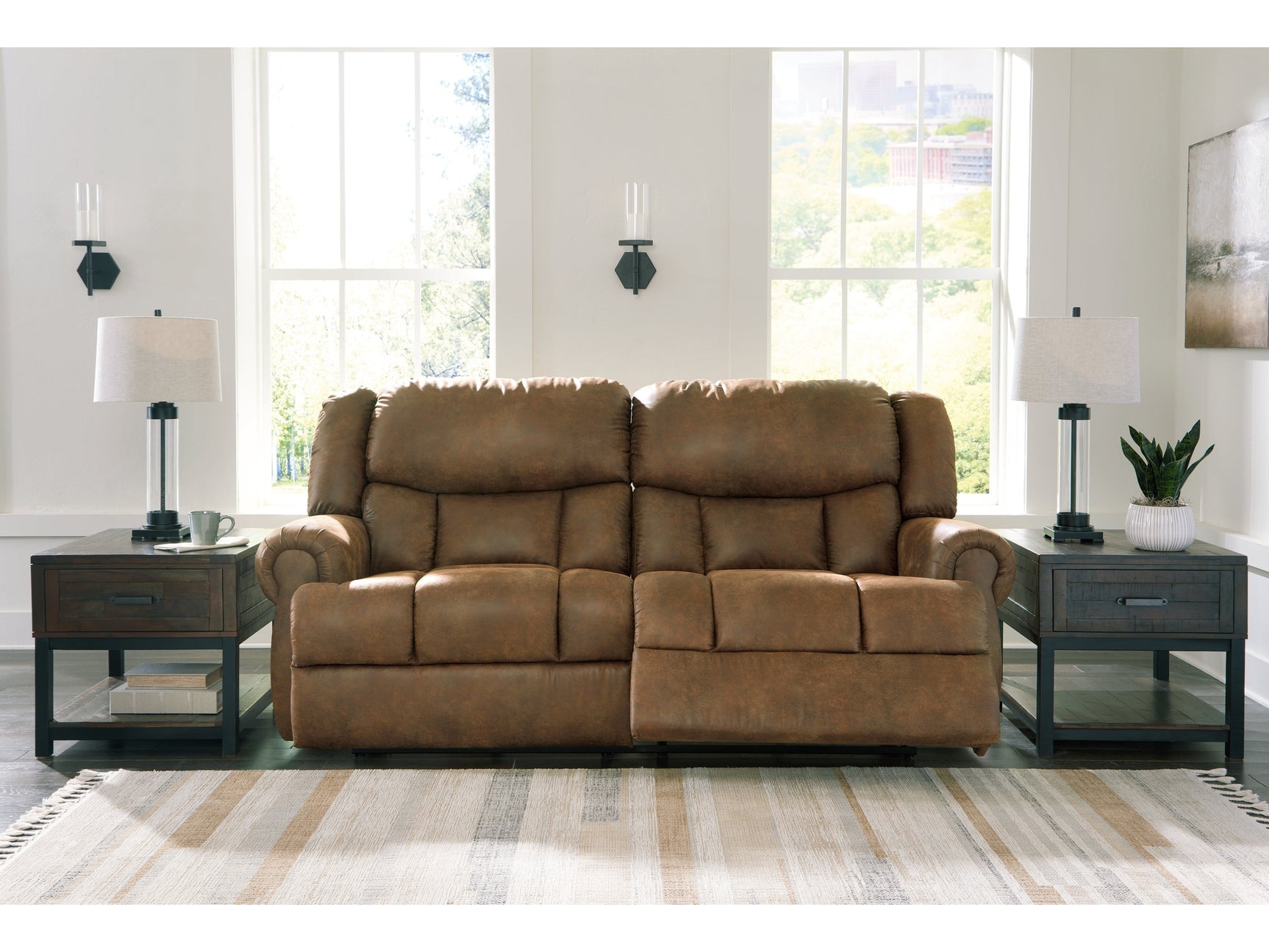 Boothbay Auburn Reclining Sofa - Ornate Home