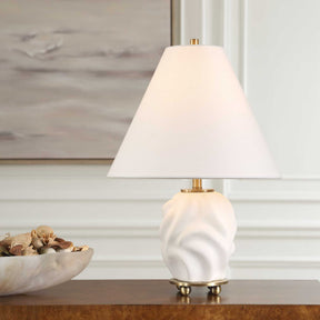 Bora White Accent Lamp - Ornate Home