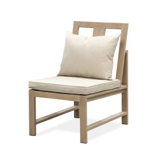 Bordeaux Natural/Light Gray/Beige 6 PieceOutdoor Dining Set - Ornate Home