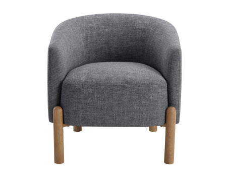 Borger Gray Accent Chair - Ornate Home