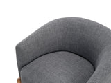 Borger Gray Accent Chair - Ornate Home