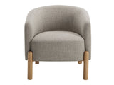 Borger Taupe Accent Chair - Ornate Home