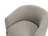Borger Taupe Accent Chair - Ornate Home