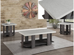 Boris Beige/Brown 3-Piece Cocktail Set - Ornate Home