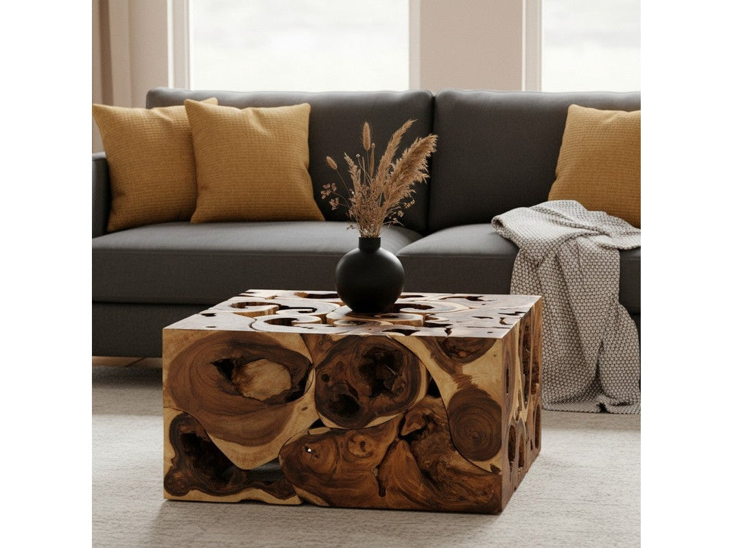 Borneo Brown Suar Cocktail Table - Ornate Home