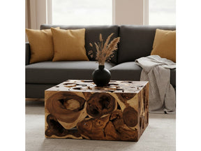 Borneo Brown Suar Cocktail Table - Ornate Home