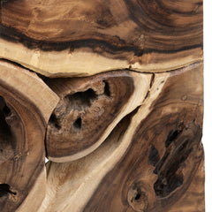 Borneo Brown Suar End Table - Ornate Home
