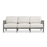 Borneo Oyster White Outdoor Sofa - Ornate Home