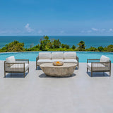 Borneo Oyster White Outdoor Sofa - Ornate Home