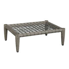 Borneo White Cushion Outdoor Ottoman - Ornate Home