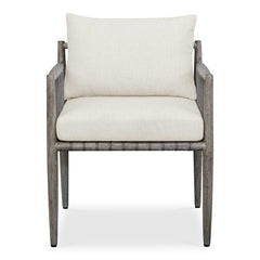 Borneo White Outdoor Dining Chair - Ornate Home
