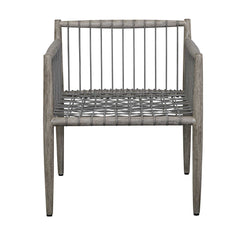 Borneo White Outdoor Dining Chair - Ornate Home