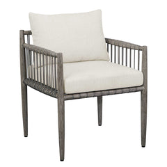 Borneo White Outdoor Dining Chair - Ornate Home