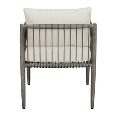 Borneo White Outdoor Dining Chair - Ornate Home