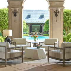 Borneo White Outdoor Lounge Chair - Ornate Home