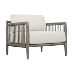 Borneo White Outdoor Lounge Chair - Ornate Home