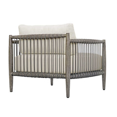 Borneo White Outdoor Lounge Chair - Ornate Home
