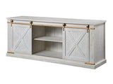 Borrego Antique White TV Stand, Antique White - Ornate Home