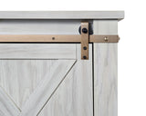 Borrego Antique White TV Stand, Antique White - Ornate Home