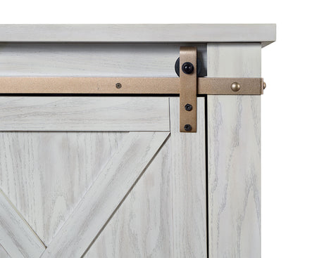 Borrego Antique White TV Stand, Antique White - Ornate Home