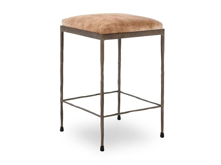 Bose Hide Brown Counter Stool - Ornate Home