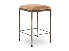 Bose Hide Brown Counter Stool - Ornate Home