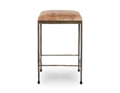 Bose Hide Brown Counter Stool - Ornate Home