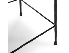 Bose Hide Gray/Black Counter Stool - Ornate Home
