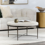 Bose Ivory Round Coffee Table - Ornate Home