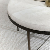Bose Ivory Round Coffee Table - Ornate Home