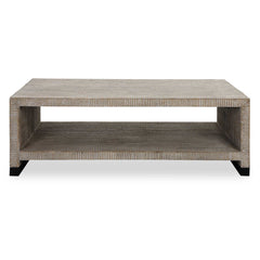 Bosk White Washed Coffee Table - Ornate Home