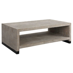 Bosk White Washed Coffee Table - Ornate Home
